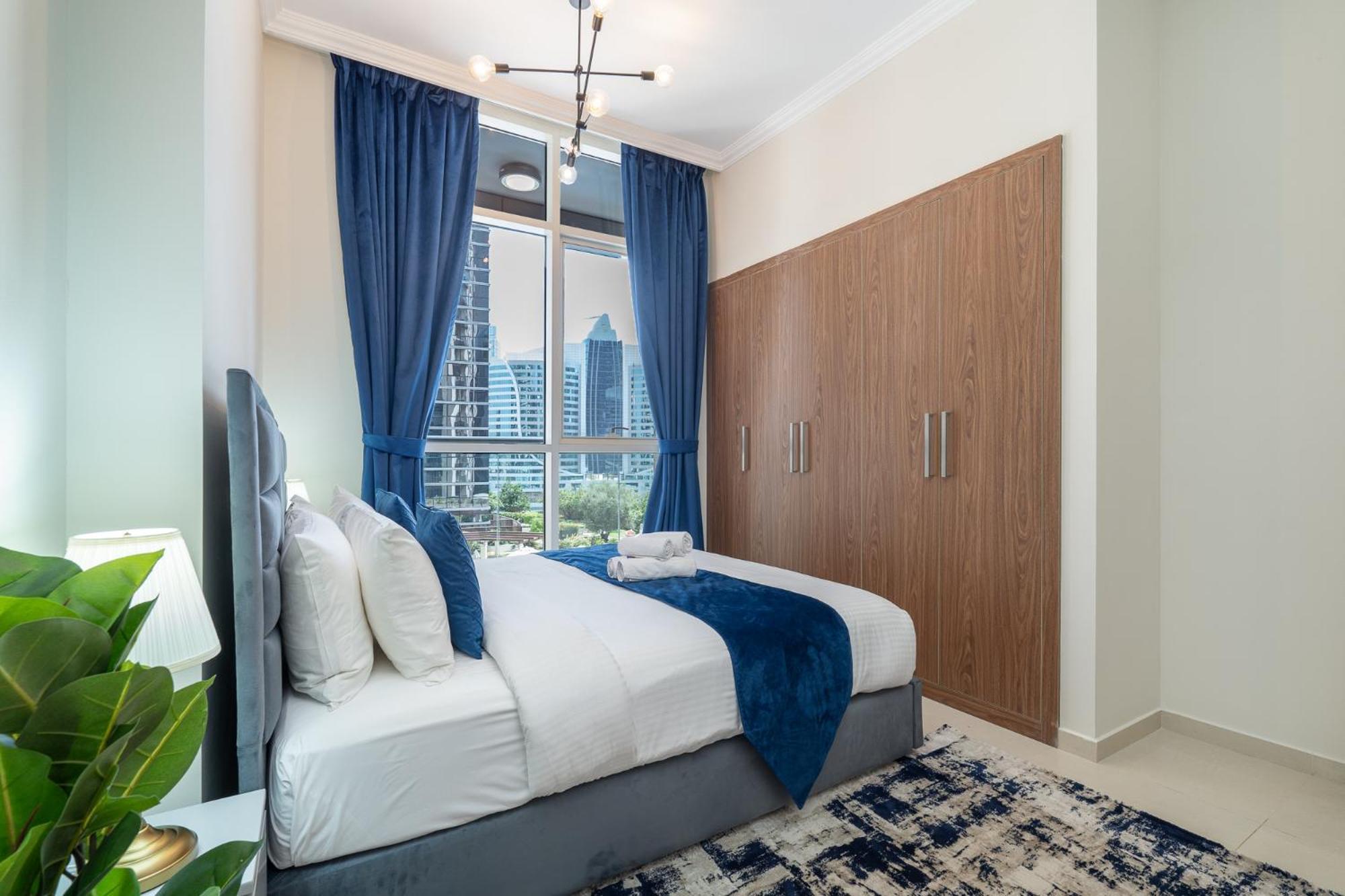 Dunya Tower Luxury And 2 Min Walk To Dubai Mall And Burj Khalifa In Heart Of Downtown Zewnętrze zdjęcie